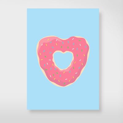 Postcard "Donut"