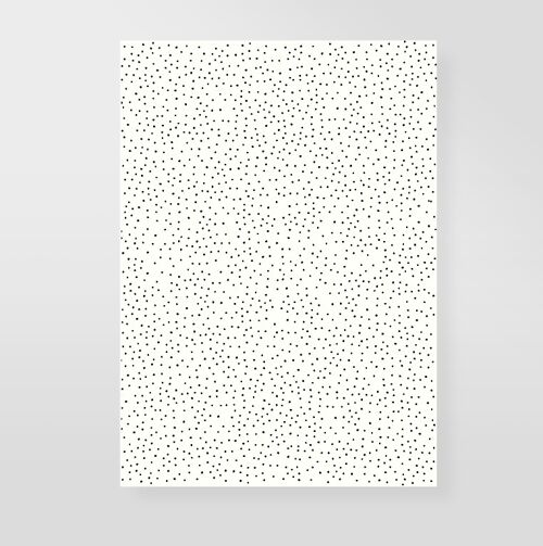 Geschenkpapier "Dots schwarz"