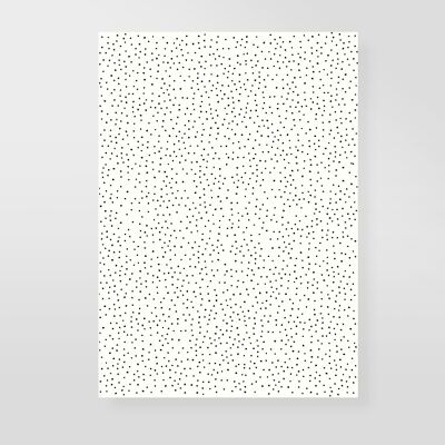 Wrapping paper "Dots black"
