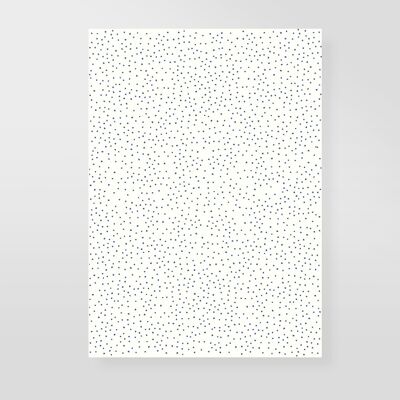 "Dots blue" wrapping paper