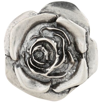 Boucle De Ceinture Rose Argent