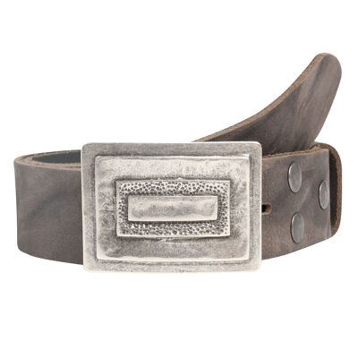 Antique gray water buffalo - stacked rectangle
