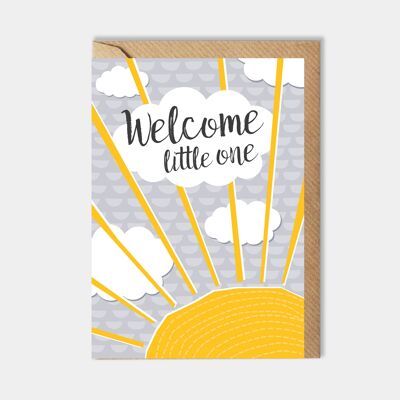 New baby card - welcome little one