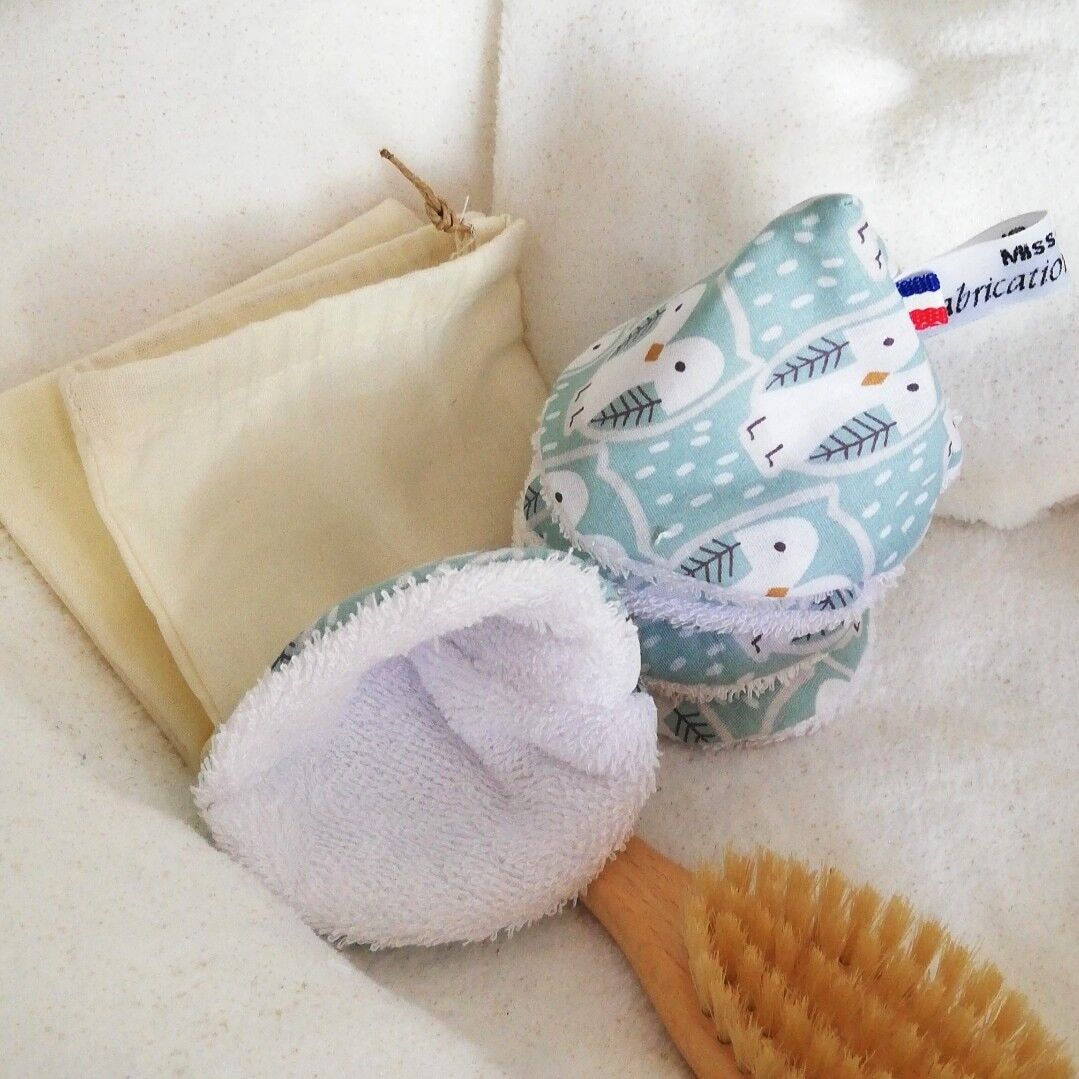 5er-Set Pissschutz-Kegel mit beigem Fuchs-Waschbezug