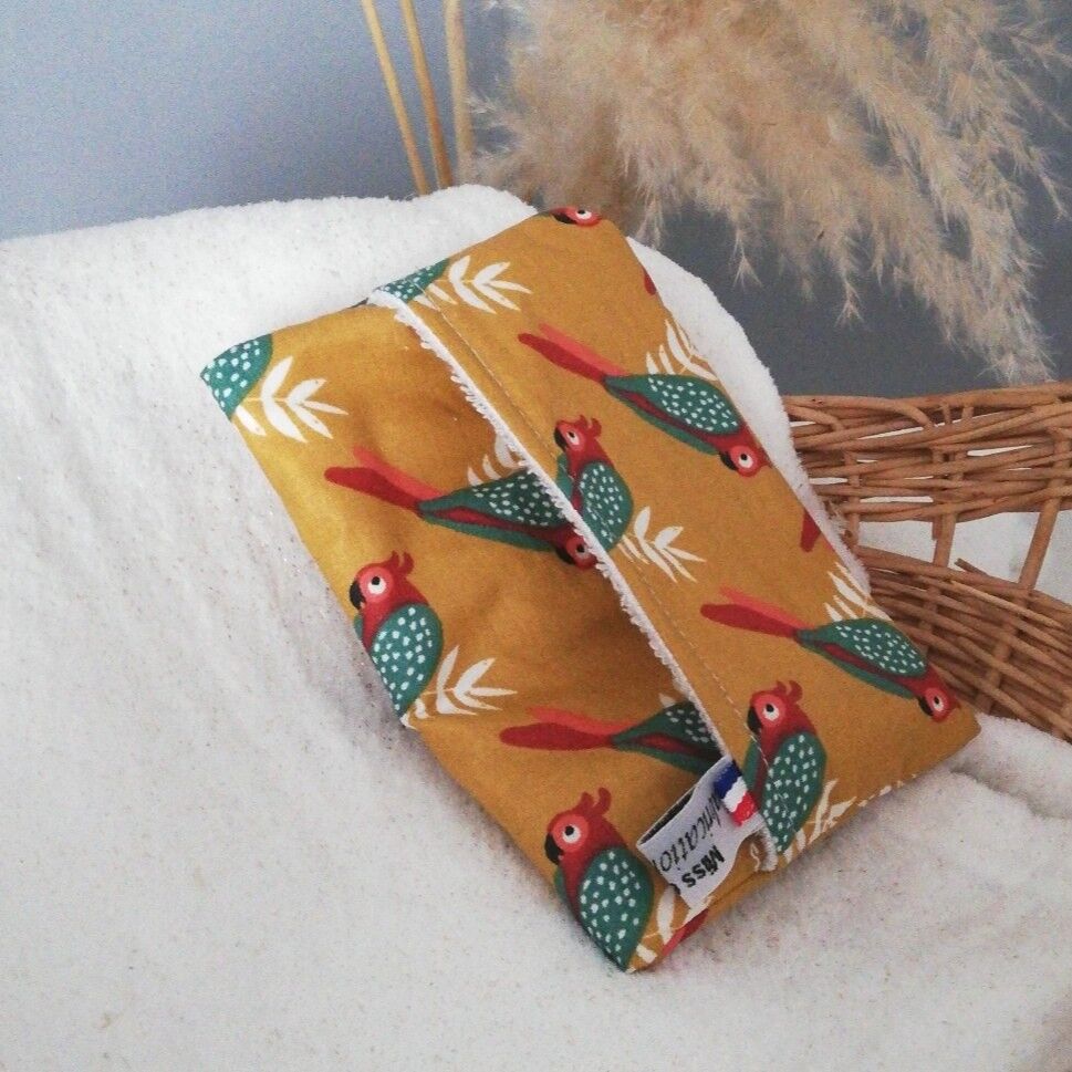 sacchetto di sapone rivestito di parrocchetto