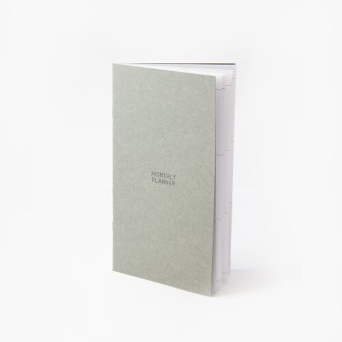 Raw Monthly Planner Grey