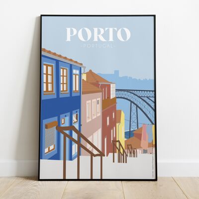 TRAVEL POSTER -  Porto - A3