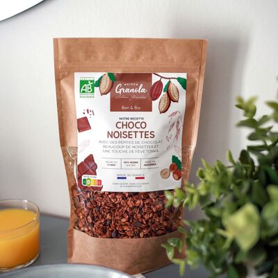 Granola Chocolat Noisettes Fève Tonka_Muesli croustillant