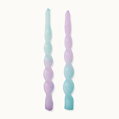 Dip dye candle Twisted Mermaid