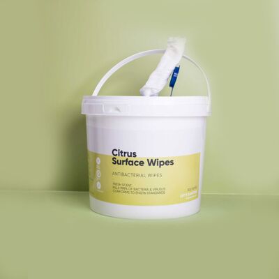 Citrus Scented Surface Cleaning Wipes