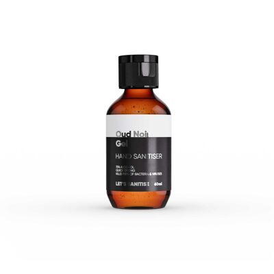60ml Oud Noir Flip Cap Sanitiser Gel - Single Bottle