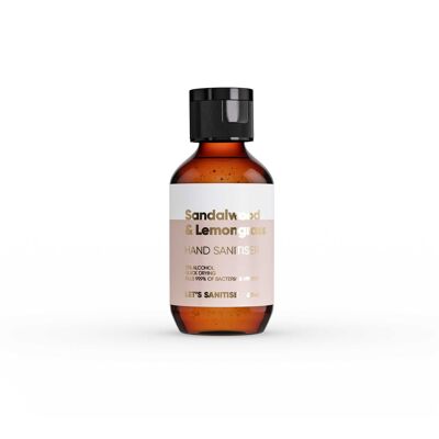 60ml Lemongrass & Sandalwood Flip Cap Sanitiser Gel - Single Bottle