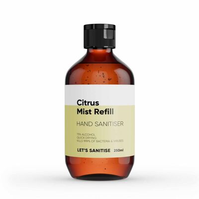 250ml Citrus Sanitiser Mist Refill