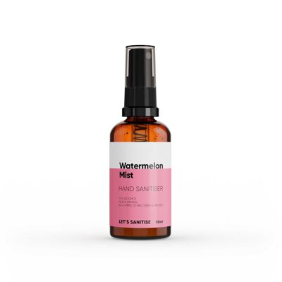 Watermelon Scented Sanitiser Glass Mist Spray - Single Bottle