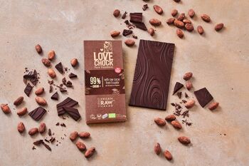 Vegan Dark Chocolate 99% ECUADOR COCOA 70 g organic - no added sugar 1