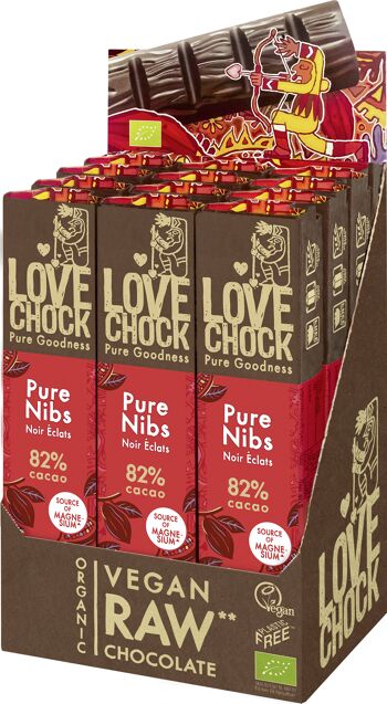 Chocolat Noir Bio et Cru NOIR ÉCLATS DE FÈVES 82% - 40 g 3