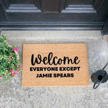Bienvenue à tous sauf au paillasson Jamie Spears