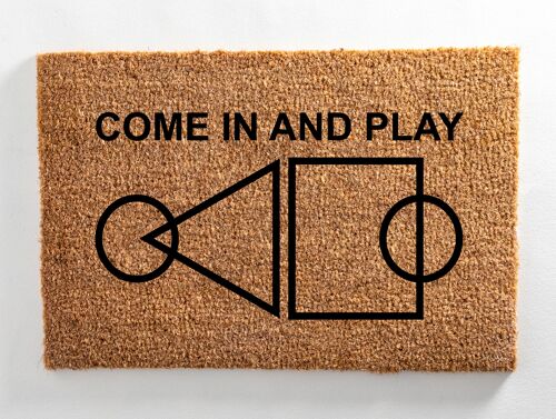 Come in and play doormat