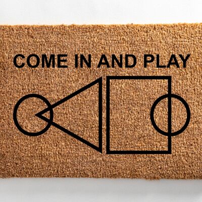 Come in and play doormat