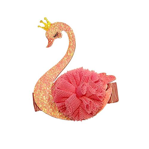 Pink Swan Clip