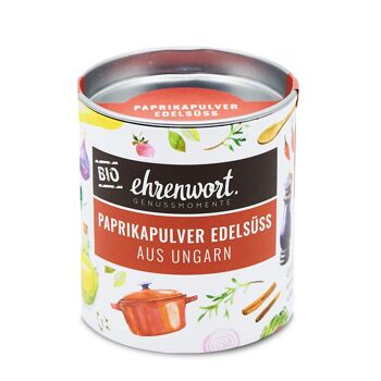 Poudre de paprika doux biologique de Hongrie