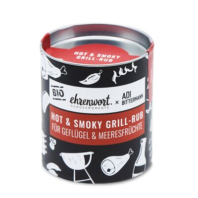 BIO Hot & Smoky Grill-Rub pour volaille & fruits de mer