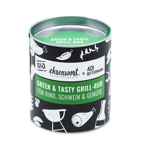 BIO Green & Tasty Grill-Rub für Rind, Schwein & Gemüse