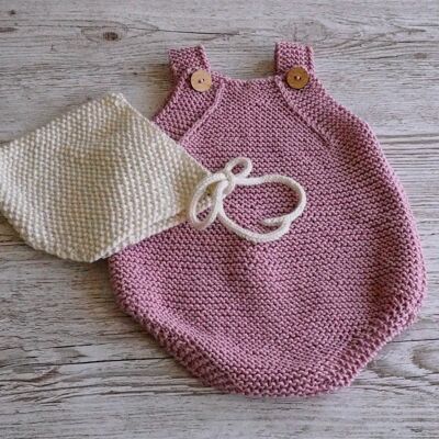 Lucie Romper in rose 6-9 Months