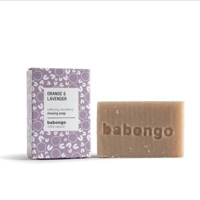 Babongo shaving soap Orange & Lavender