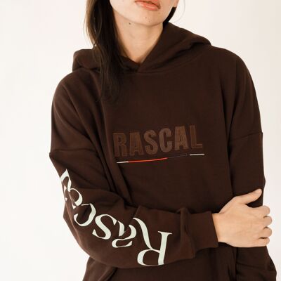 Hoodie Rascal - Oversize  - PREMIUM LINE -  brown