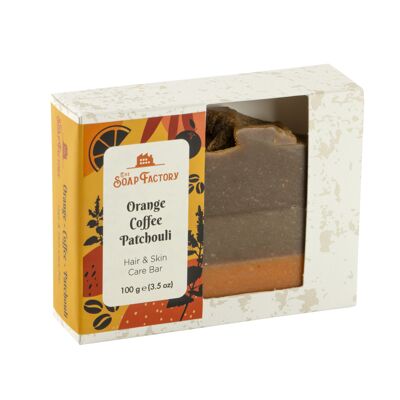 ORANGE & COFFEE & PATCHOULI Soap - The Soap Factory - Artisan Collection - 100 g