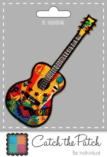 Guitare Peace Peace Hippie-A0199Guitare