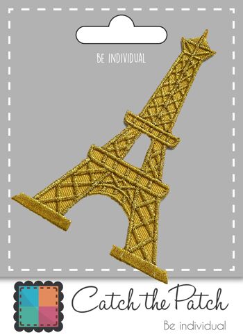 Tour Eiffel Paris France-A0494eiffelgold