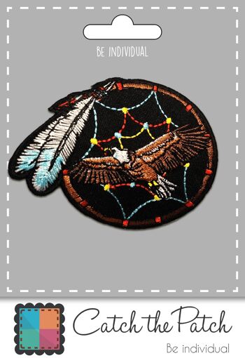 American Indian Eagle Dreamcatcher-A0599IndianEagle