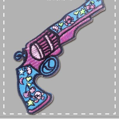 Pistole Revolver Girly-A0853gunflower