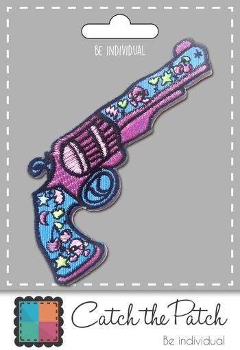 Pistolet Revolver Girly-A0853gunflower