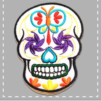 Buy wholesale Pirate skull biker - patches, iron-on transfers, iron-on  patches, applications, patches, patches, to iron on, size: 8.5 x 8.5 cm