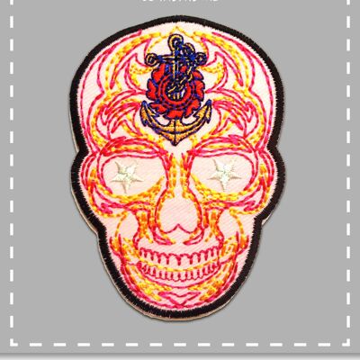 Totenkopf Skelett-A0823pinkskull