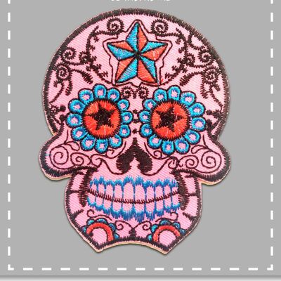 Totenkopf Skelett-A0828pinkskull