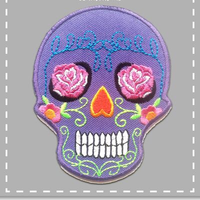 Totenkopf Skelett-A0837roseskull