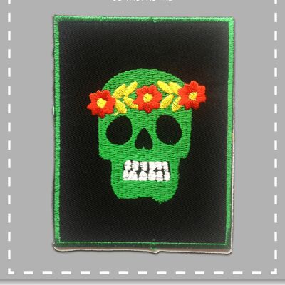 Totenkopf Skelett-A0841flowerskull