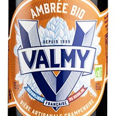 Bière Valmy ambrée bio 75 cl