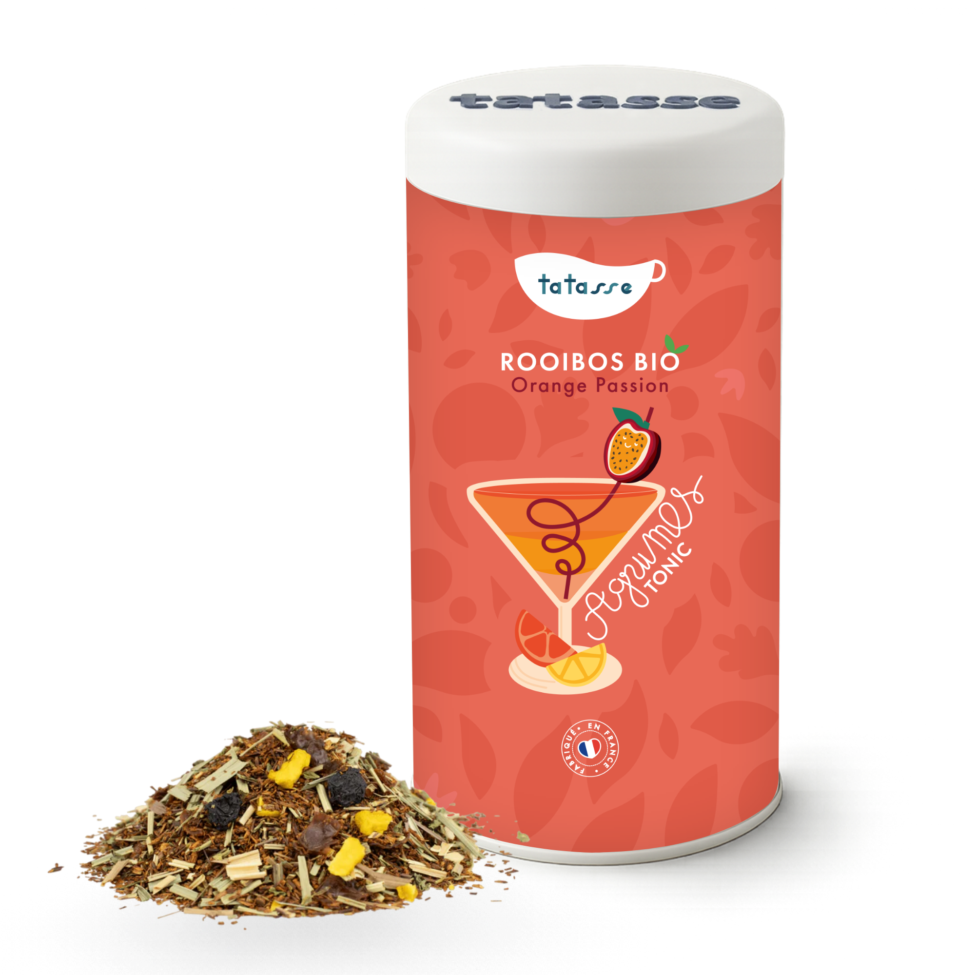 Organic Rooibos Orange Passion Fruit Infusion – Fruity Infusion, Caffeine-Free – Citrus Tonic