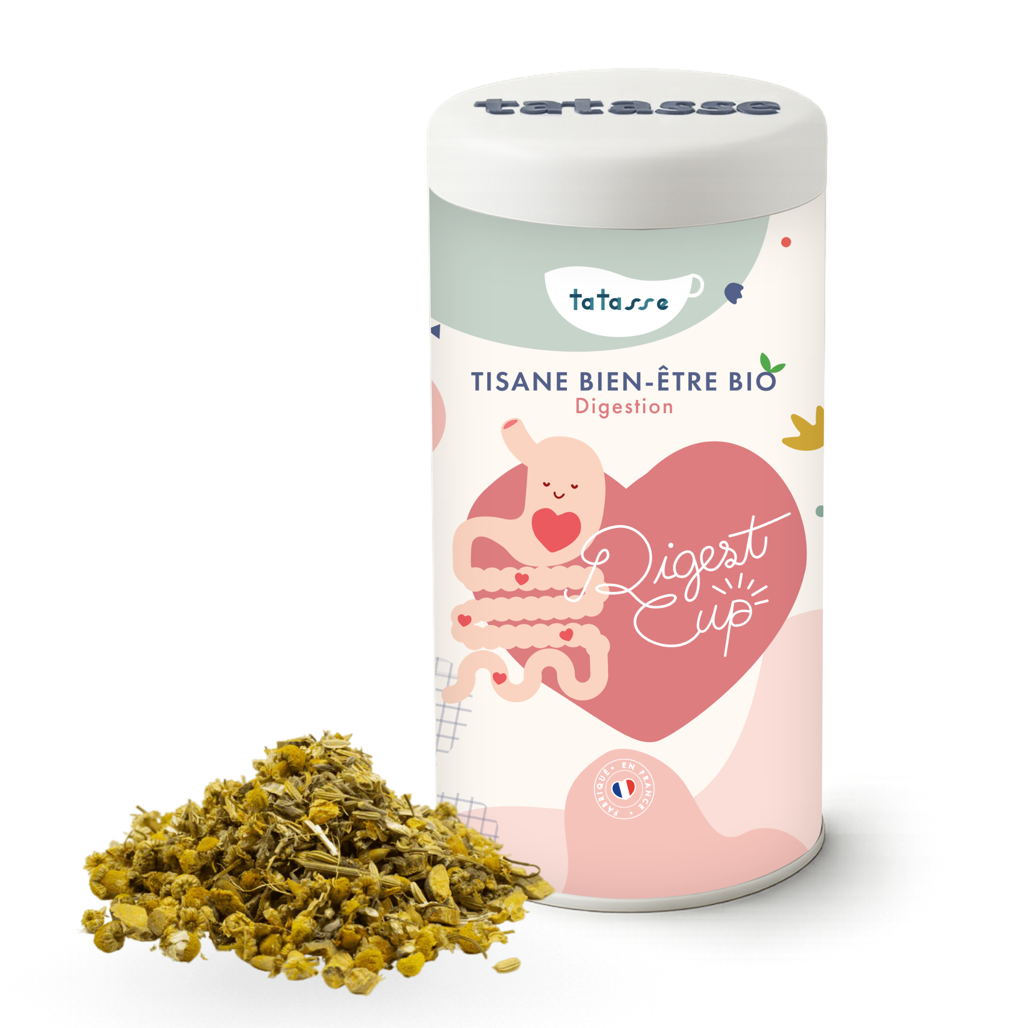 Organic fennel and ginger infusion – herbal digestive tea – Digest Cup