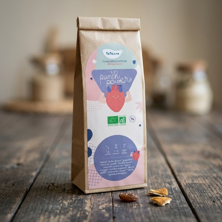 Infusion bio citron gingembre – tisane tonique et épicée – Punch Power