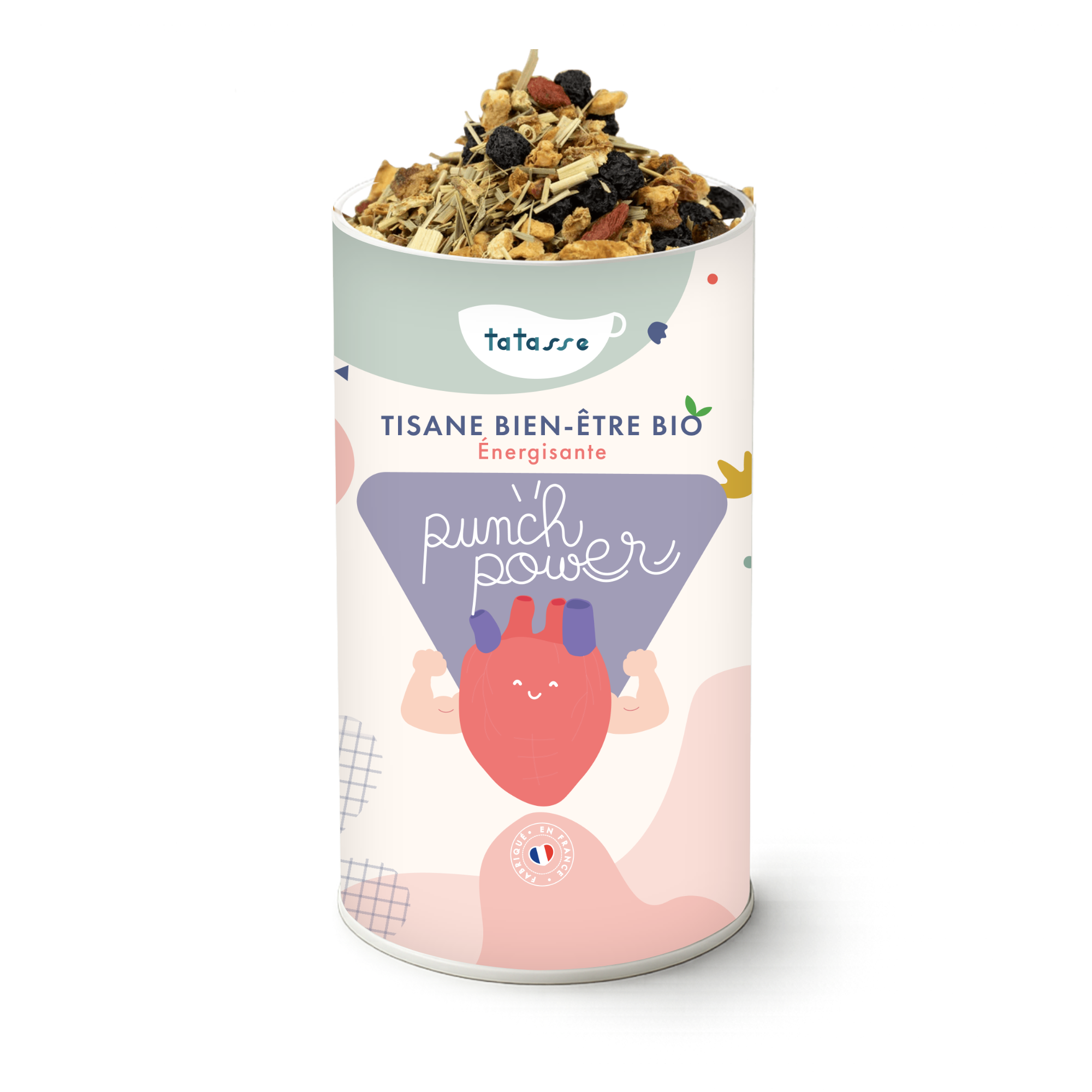 Infusion bio citron gingembre – tisane tonique et épicée – Punch Power