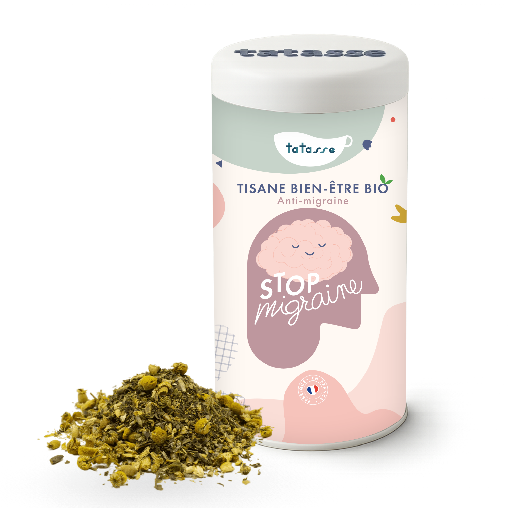 Organic mint and lemon infusion – a fresh and soothing herbal tea – Stop Migraines