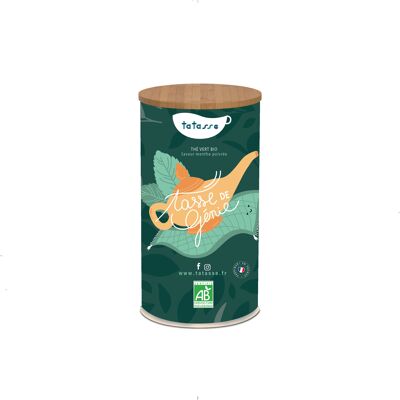 Cup of Genie - ORGANIC green tea with peppermint flavor