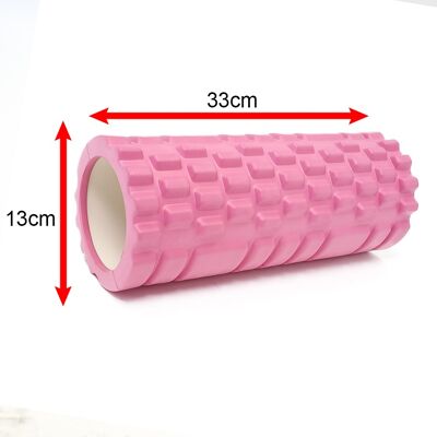 Foam Roller for Muscle Massage, Ultra Lightweight Hollow Core Muscle Roller Pink