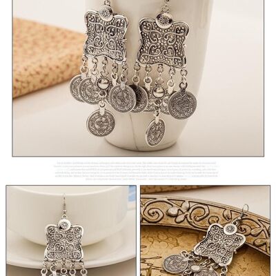 Ethnic Vintage Ancient Pattern Earrings